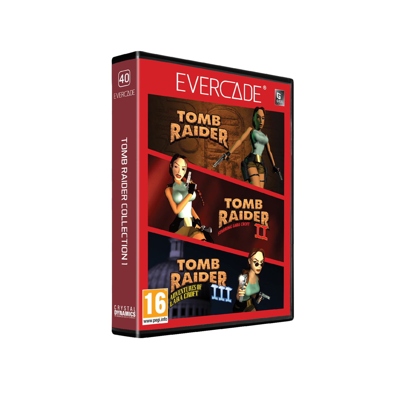 Blaze Evercade Tomb Raider Giga Cart