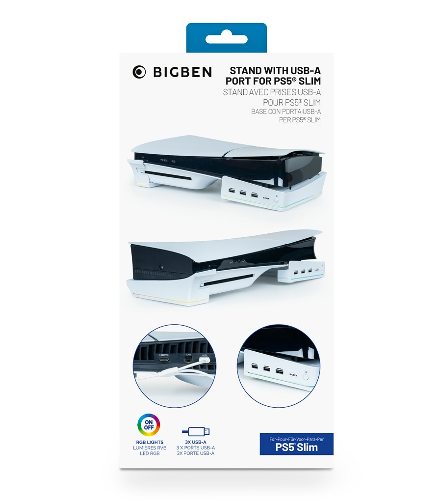 Nacon Horizontal Hub Station RGB/USB Hub