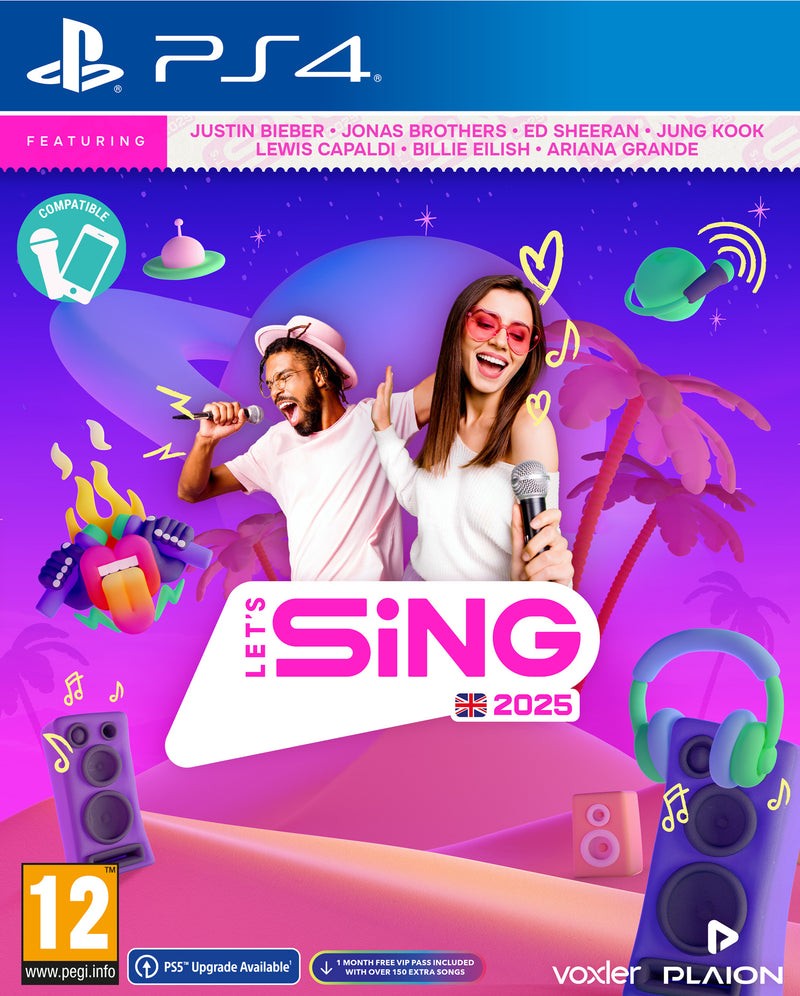 Let`s Sing 2025

  - PlayStation 4