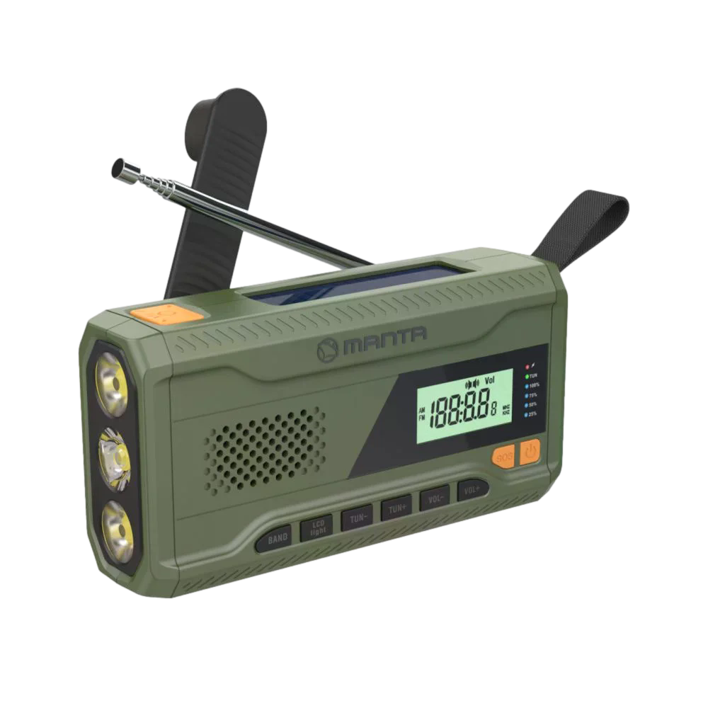 Manta - Portable Emergency crank FM