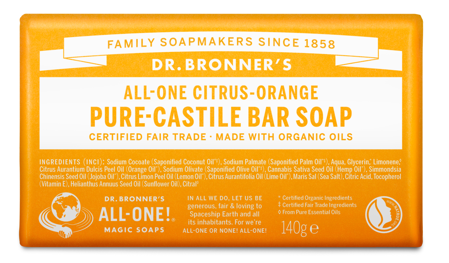 Dr. Bronner`s - Bar Soap Citrus