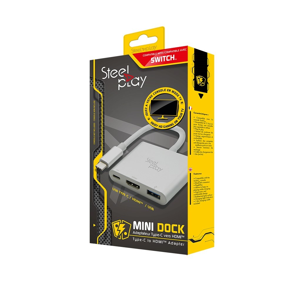 Steelplay - Mini Dock - USB-C/HDMI