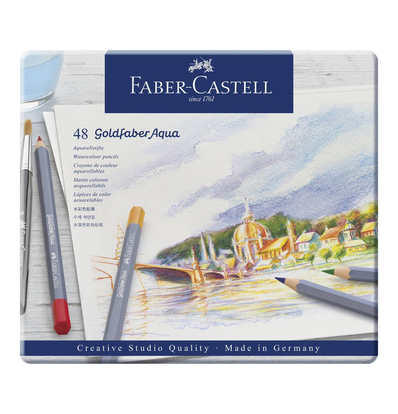 Faber-Castell - Goldfaber akvarel tin, 48