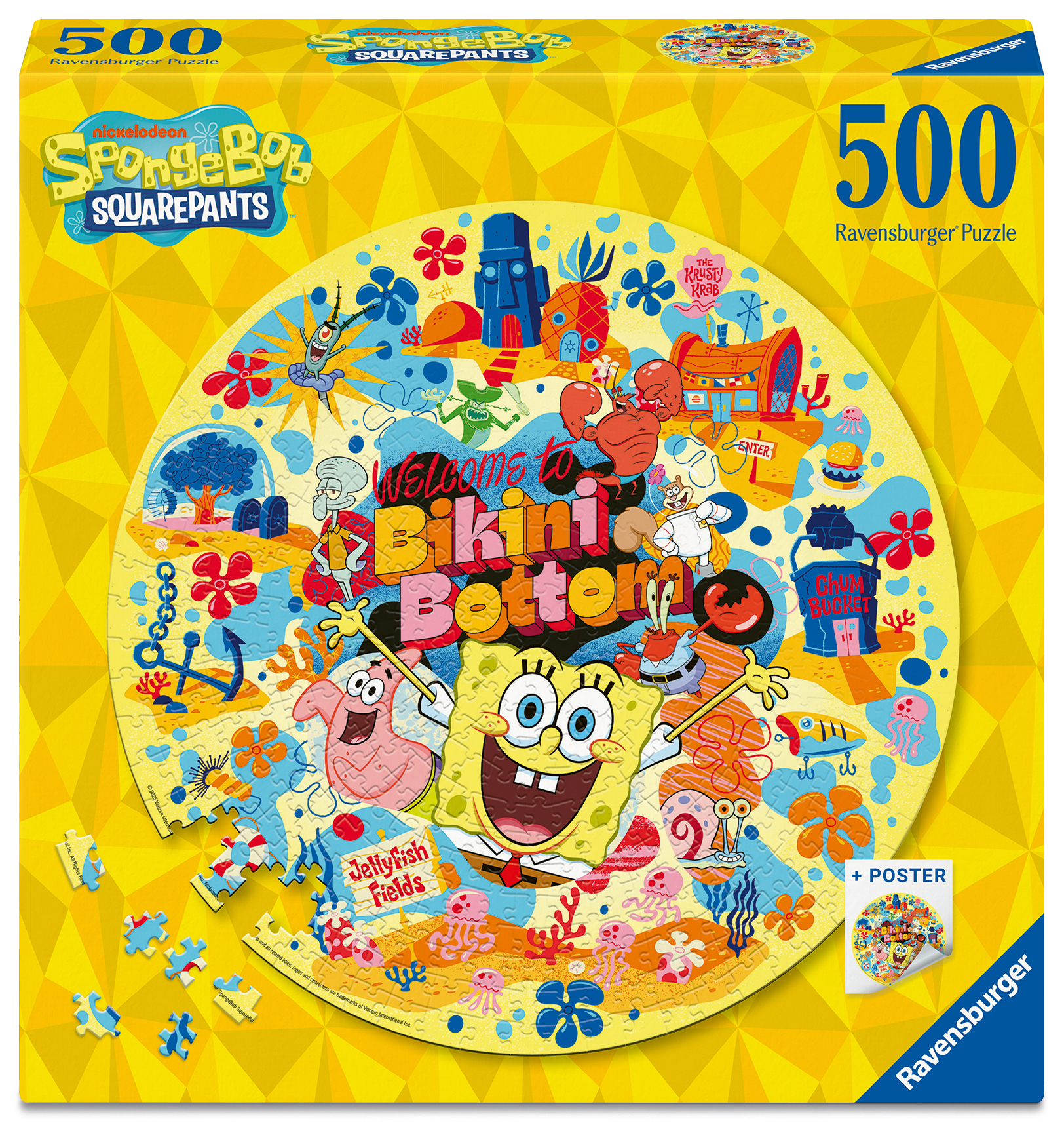 Ravensburger - Sponge Bob 500p round