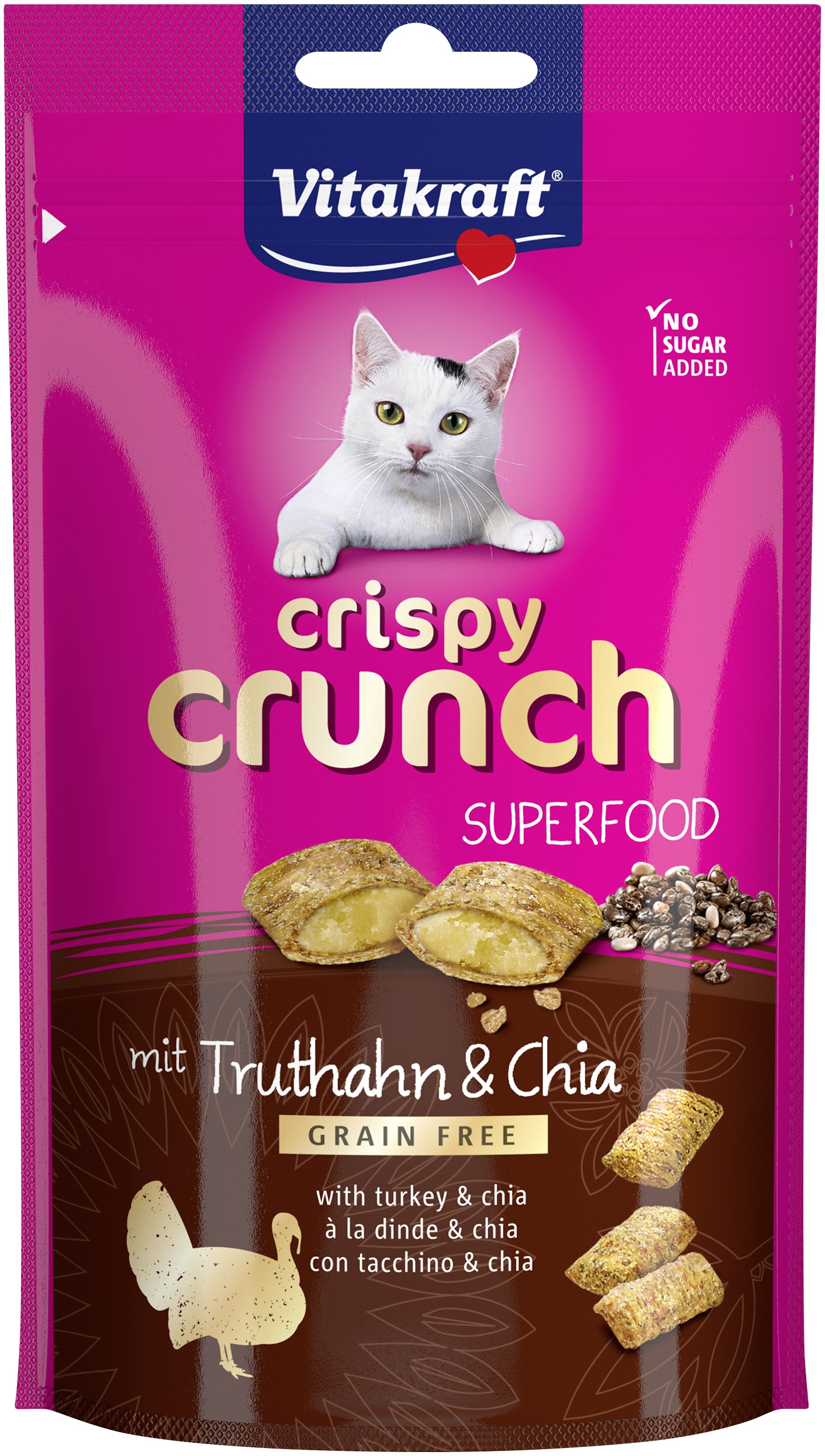 Vitakraft - Crispy Crunch with turkeu