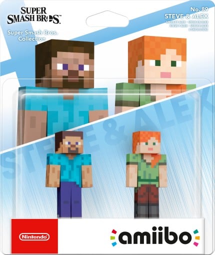 Nintendo Amiibo Steve & Alex (Smash