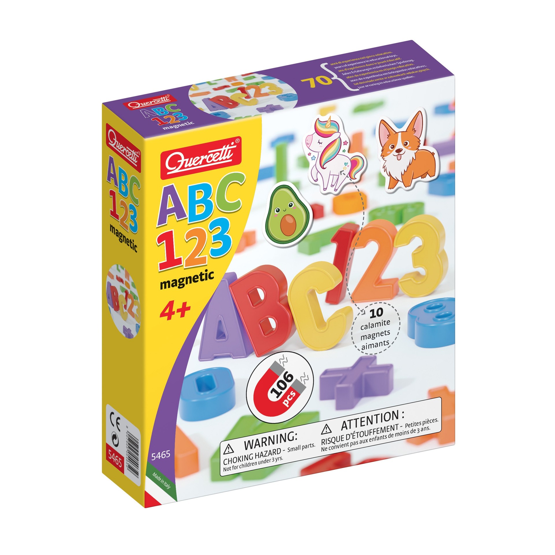 Quercetti - Magnets: ABC & 123